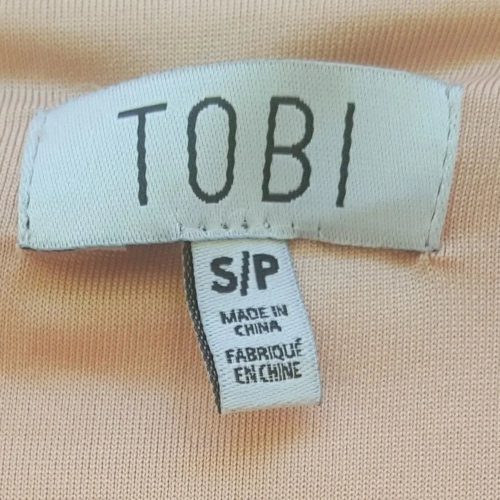 Tobi New Velvet Thong Body Suit S/P - Picture 5 of 7